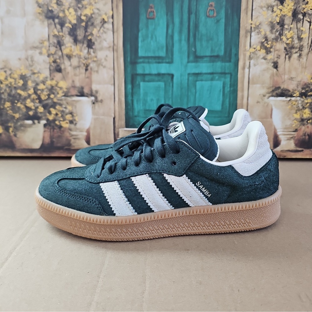ADIDAS Originals Samba XLG Shadow Green Chalk White JI3198 Men's Shoe sz 7